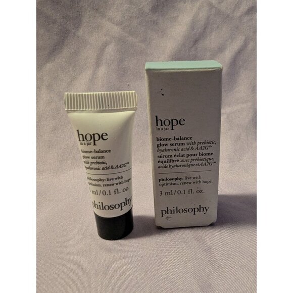 Philosophy Hope In A Jar Biome-Balance Glow Serum 0.1 Oz Travel Size - Picture 1 of 2